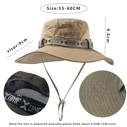 Full Brim Bucket Hat Light Breathable