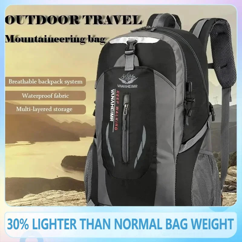 40L Outdoor Waterproof Hiking Backpack