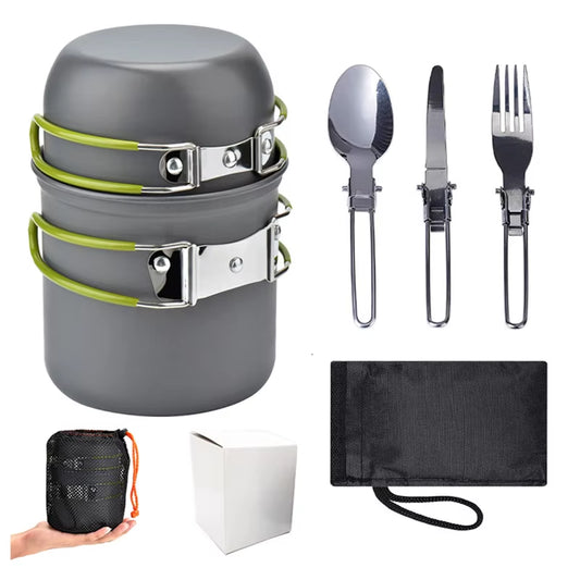 Camping Cookware Set w Utensils