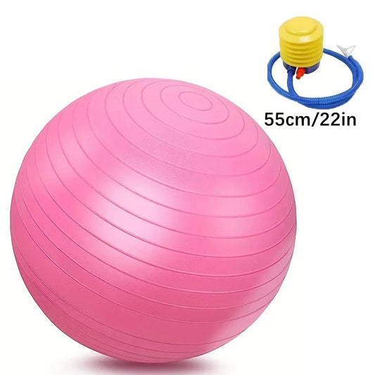 Exercise Ball - Yoga Ball in Multiple Sizes w Quick Pump