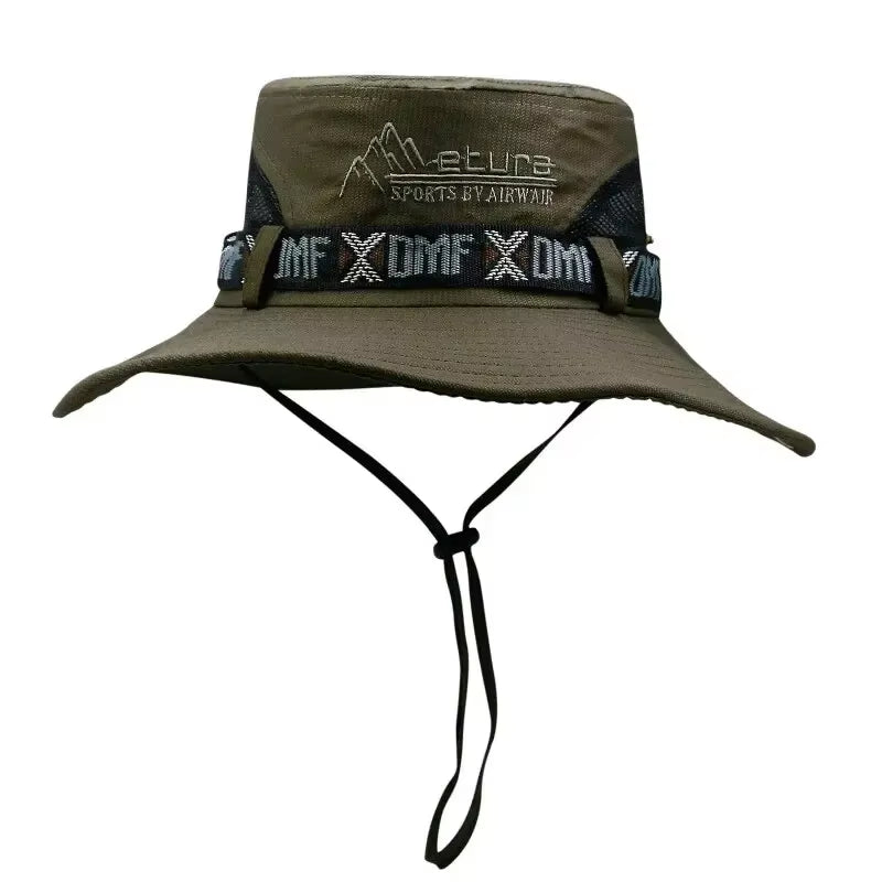 Full Brim Bucket Hat Light Breathable