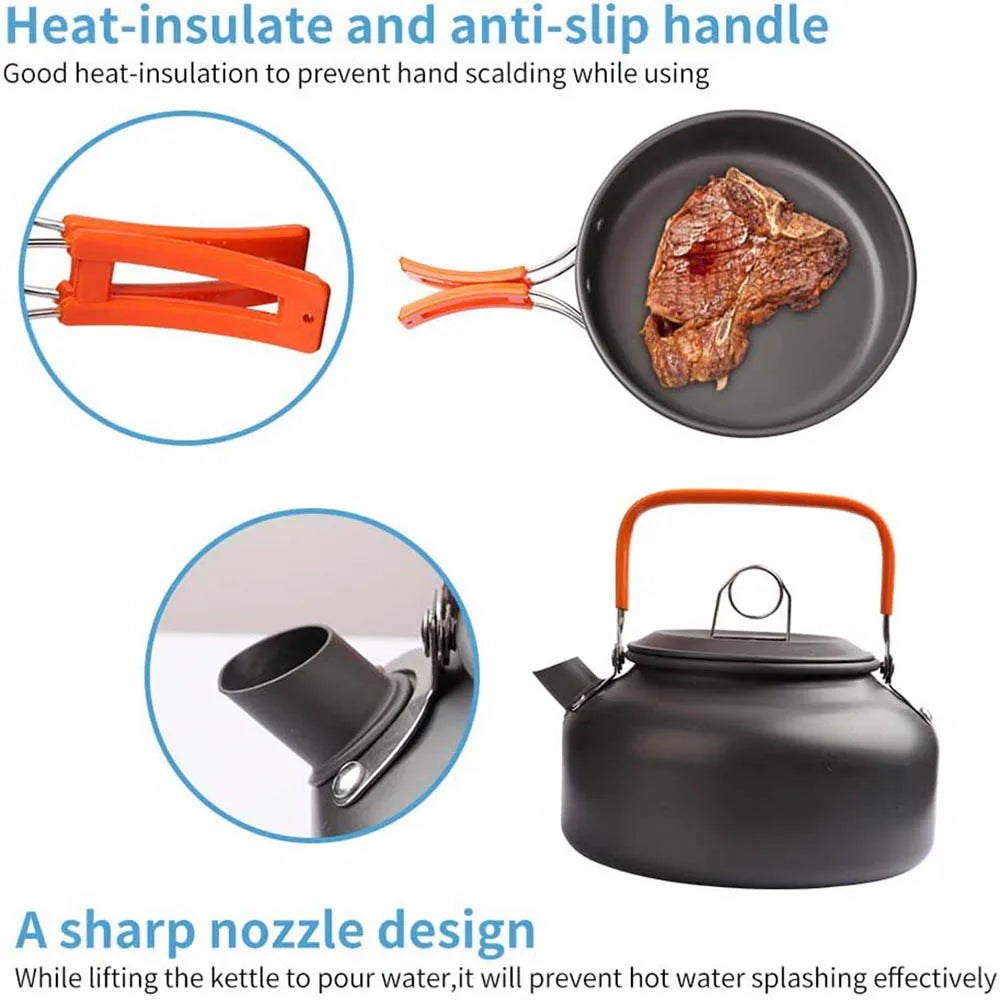 Aluminum Camping Cookware 