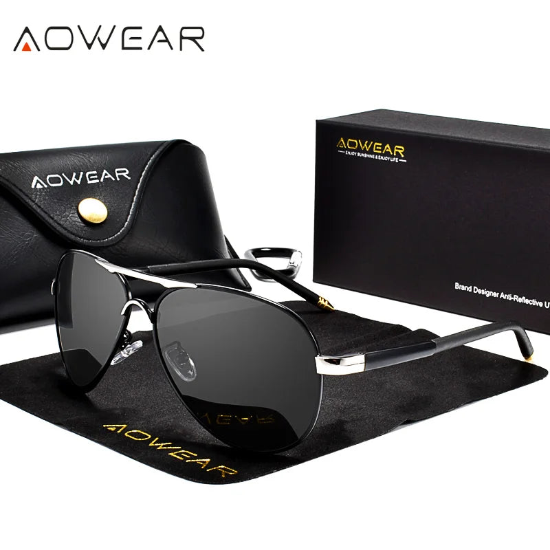 Polarized Mirror Sunglasses Mens Aviator