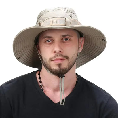 Full Brim Bucket Hat Light Breathable