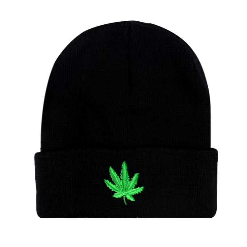 Classic Marijuana Leaf Fashion Unisex Beanie