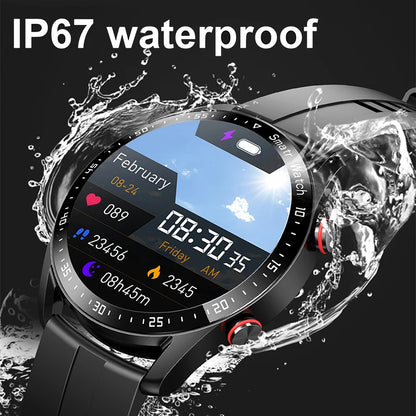 Bluetooth Call Smartwatch Health Meter Waterproof+Box