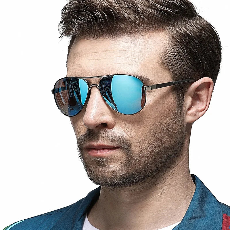 Polarized Mirror Sunglasses Mens Aviator