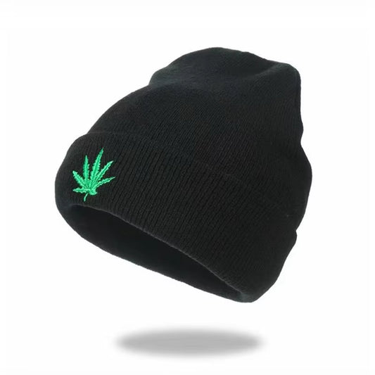 Classic Marijuana Leaf Fashion Unisex Beanie