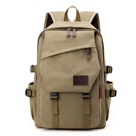 Canvas 15.6 In Large Capacity Backpack