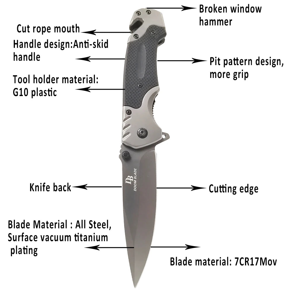 9in Doom Blade Knife 