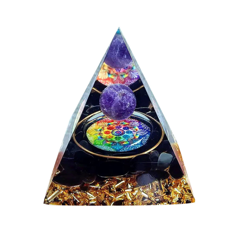 Orgonite Pyramid w Base Options 