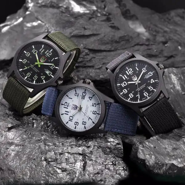 Military Style Analog Watch