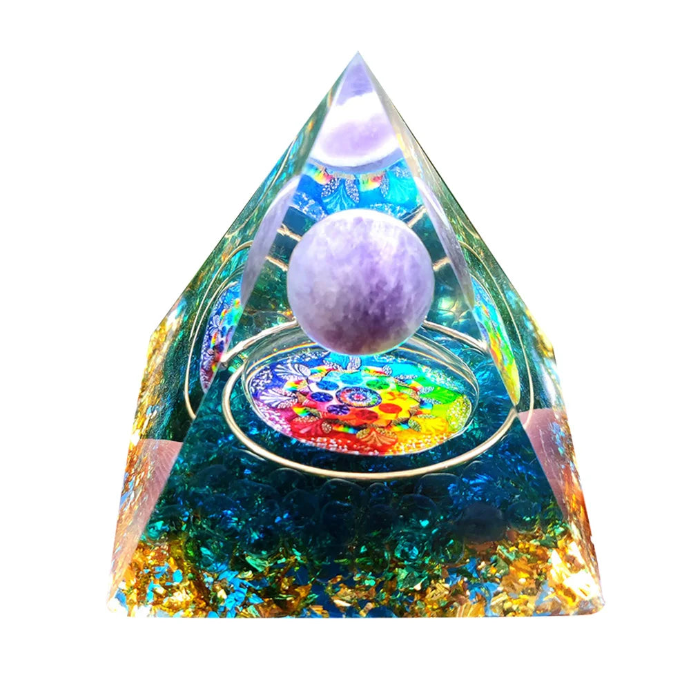 Orgonite Pyramid w Base Options 