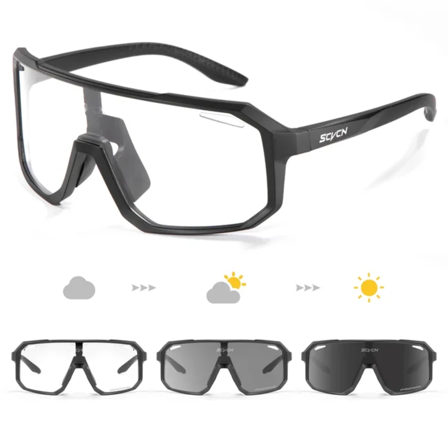 Photochromic Cycling Sunglasses