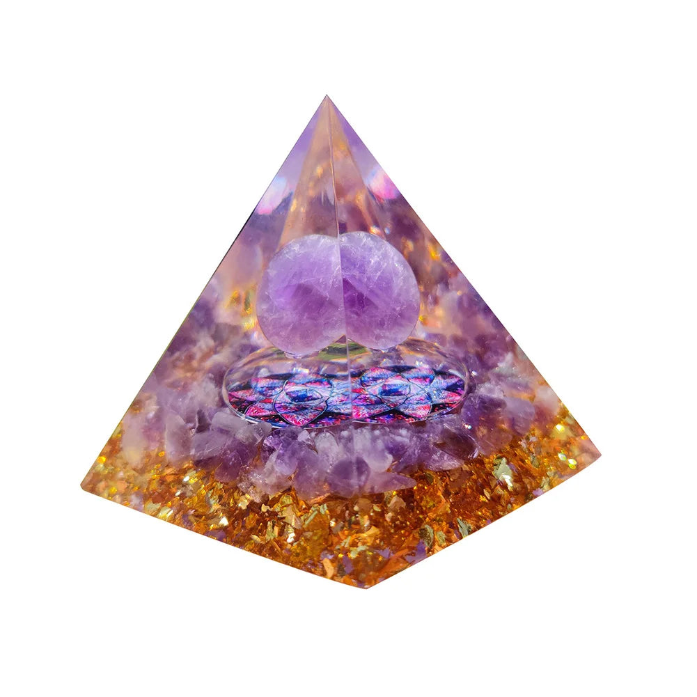 Orgonite Pyramid w Base Options 