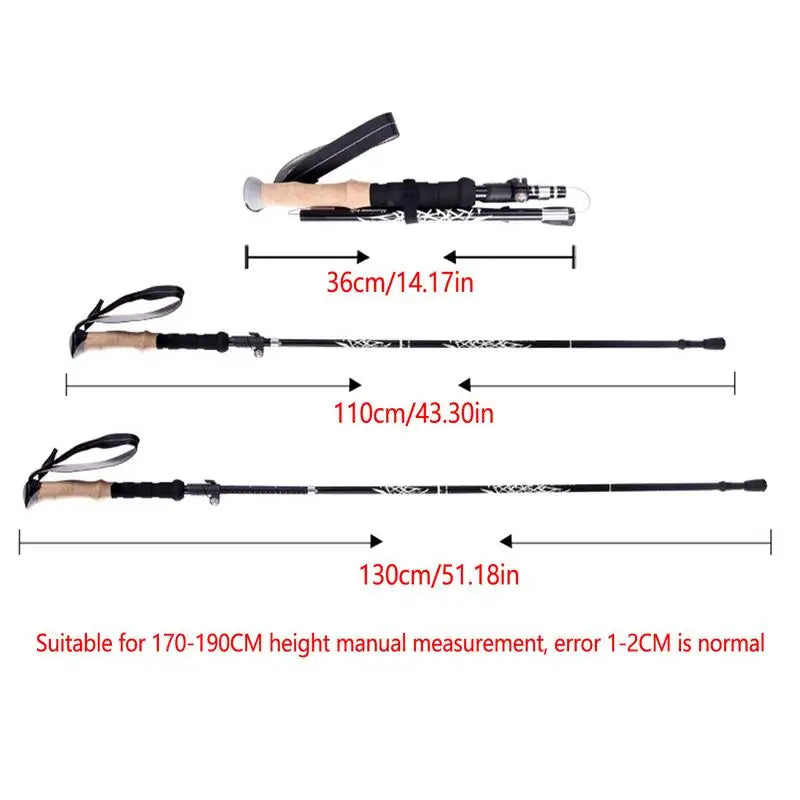 Folding Hiking Pole 1Pc