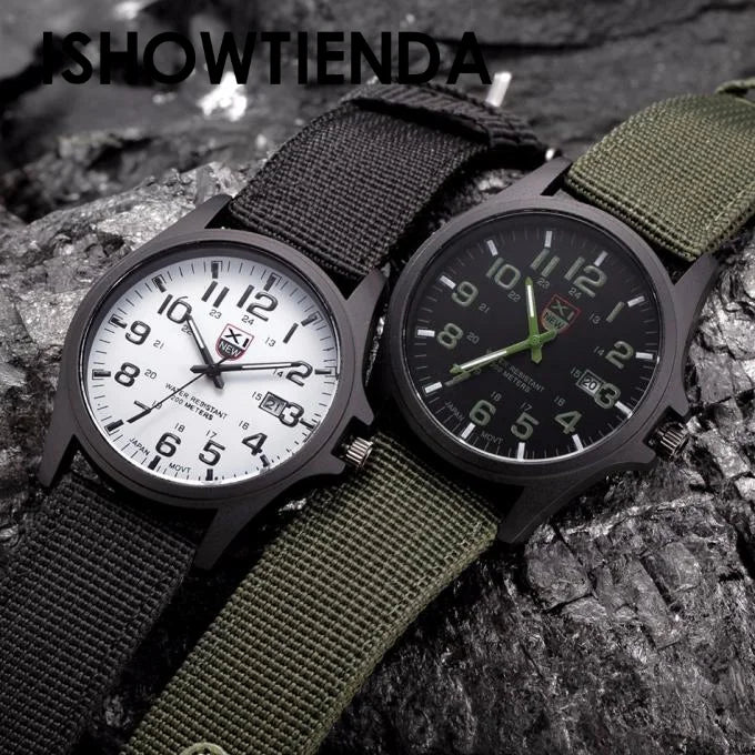 Military Style Analog Watch