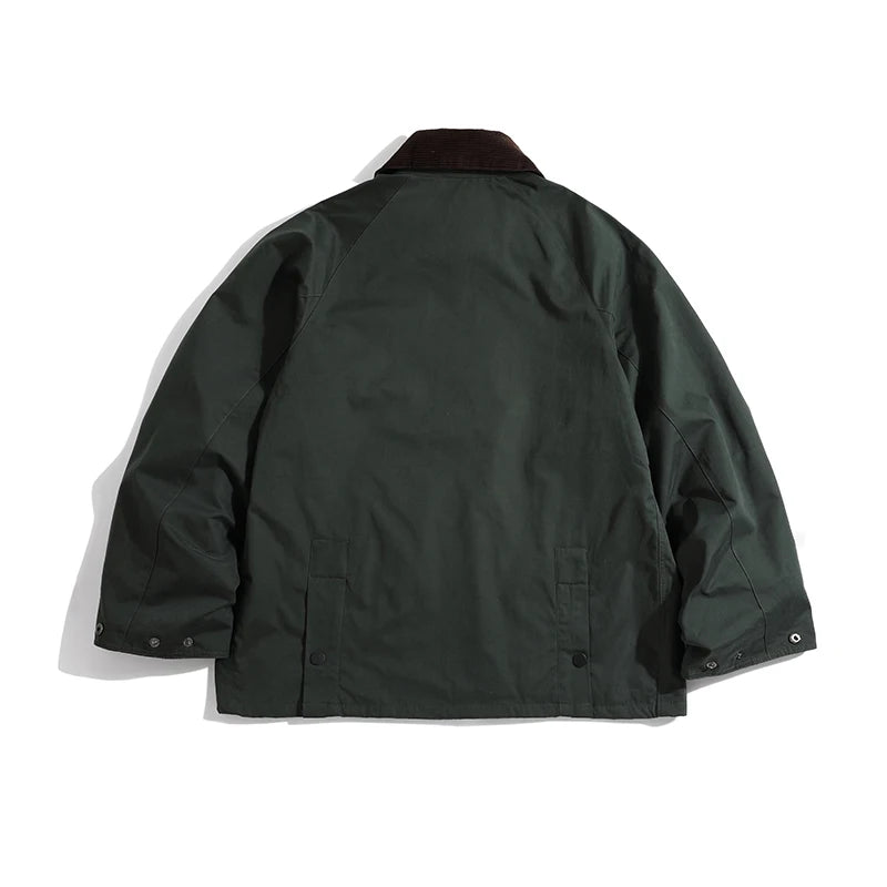 Waxed Cotton Hunting Jacket Mens  