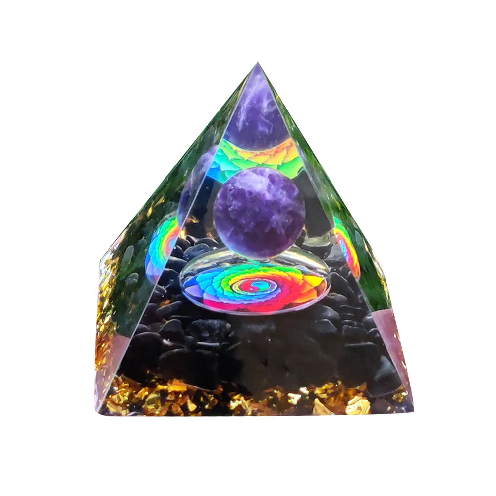 Orgonite Pyramid w Base Options 