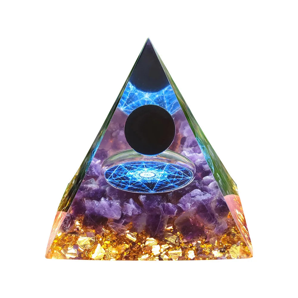 Orgonite Pyramid w Base Options 