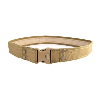 Tactical Belt Heavy Duty Tactical Belt Canvas Waistband Adjustable Canvas Belt for Hiking Camping Climbing Hunting