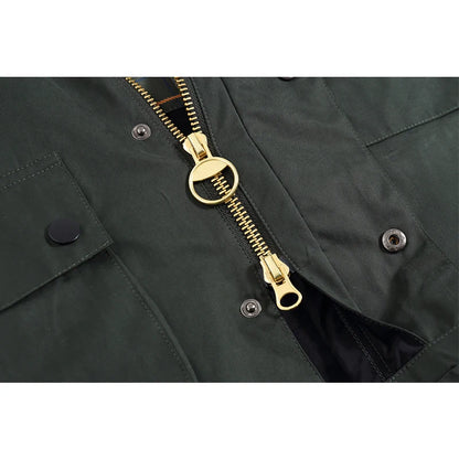 Waxed Cotton Hunting Jacket Mens  