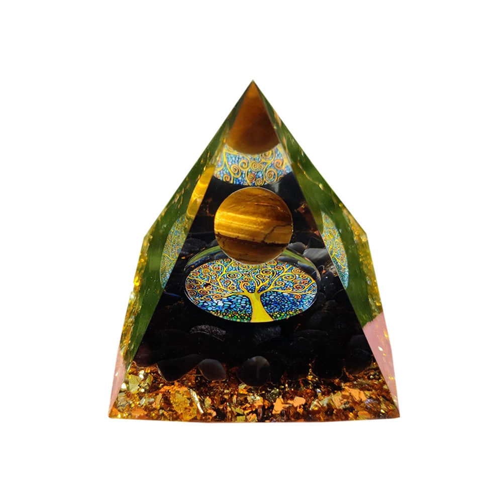 Orgonite Pyramid w Base Options 