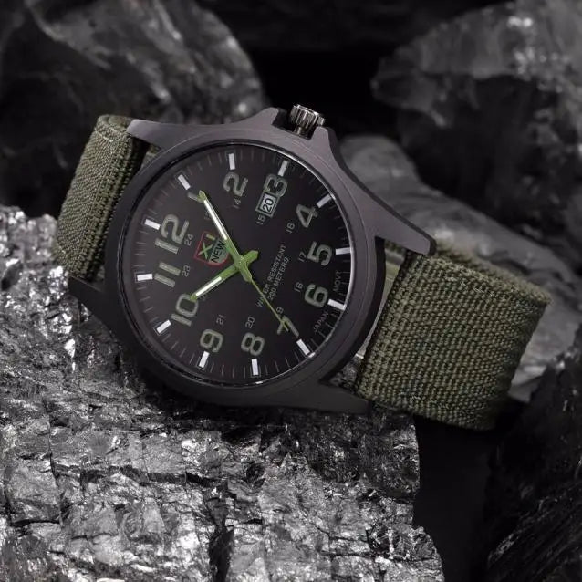 Military Style Analog Watch