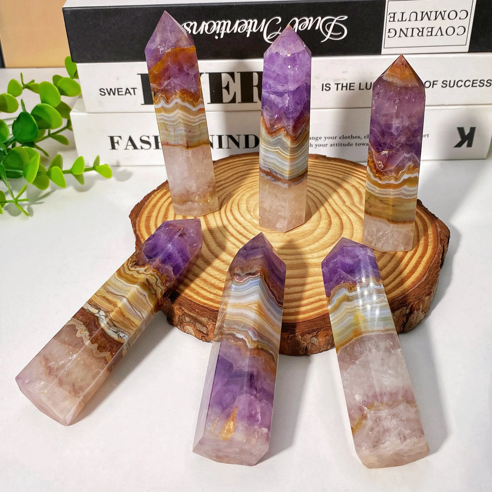 Natural Amethyst Agate Crystal