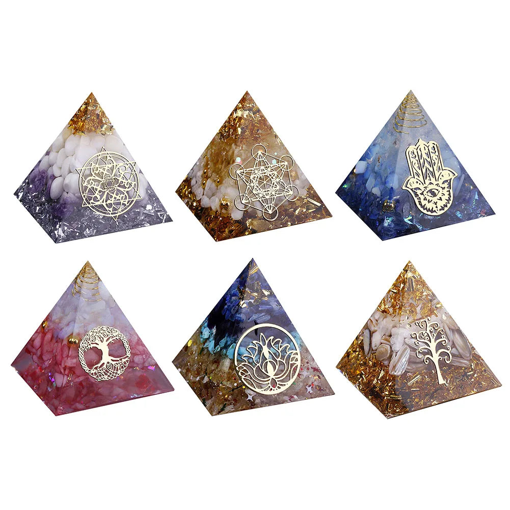 Orgonite Pyramid w Base Options 