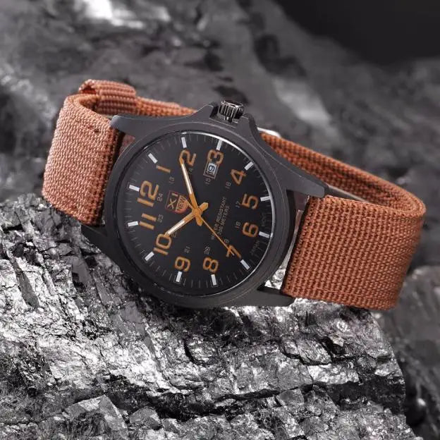 Military Style Analog Watch