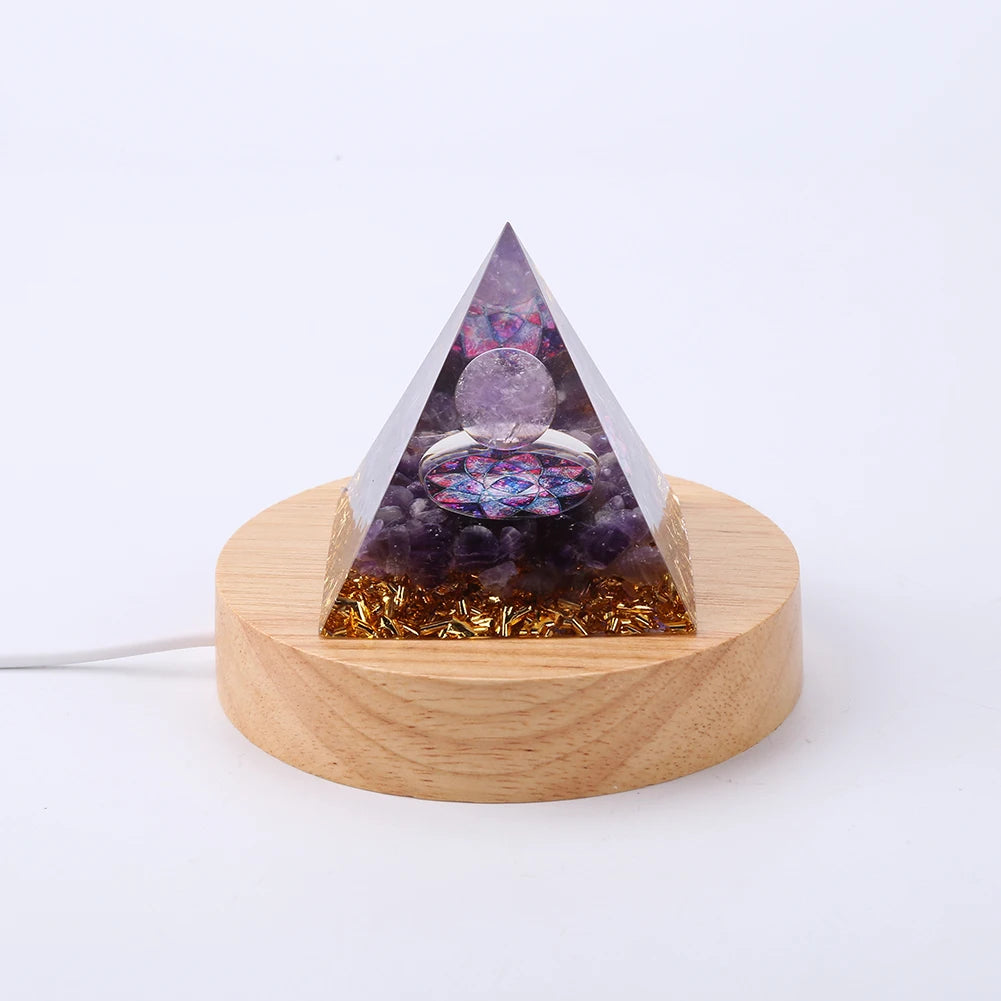 Orgonite Pyramid w Base Options 