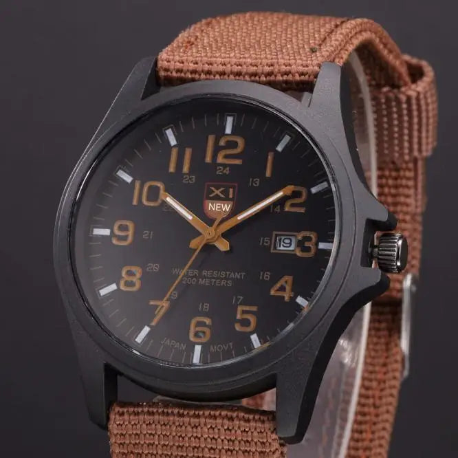 Military Style Analog Watch