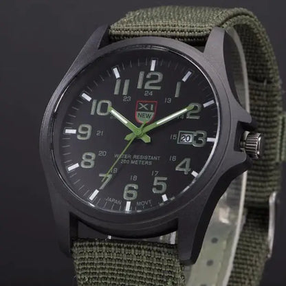 Military Style Analog Watch