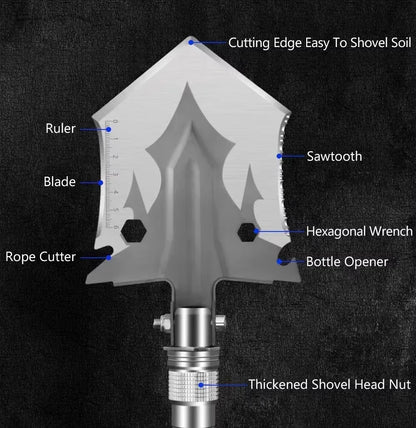 Disassembling Shovel with Alternate Heads