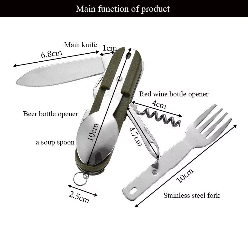 Tableware 7 in 1 Multifunctional Stainless Steel