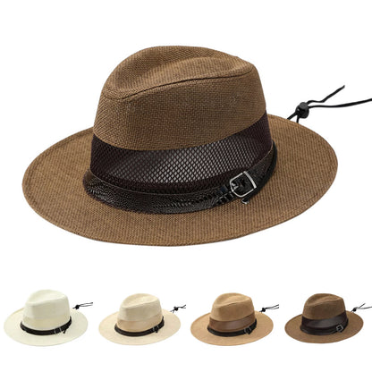 Panama Straw Full-brim Hat 