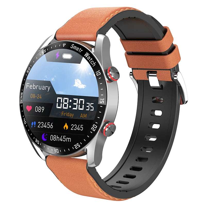 Bluetooth Call Smartwatch Health Meter Waterproof+Box