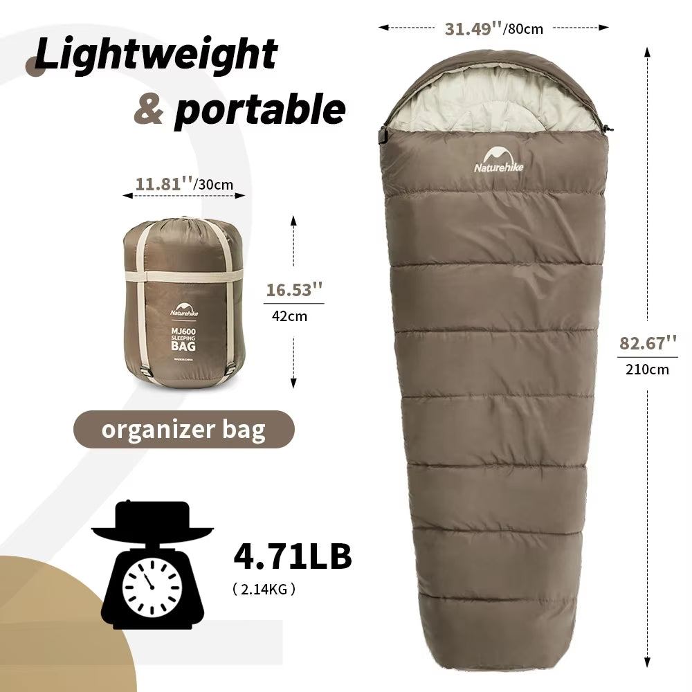 Goose Down Mummy Sleeping Bag