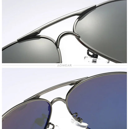 Polarized Mirror Sunglasses Mens Aviator