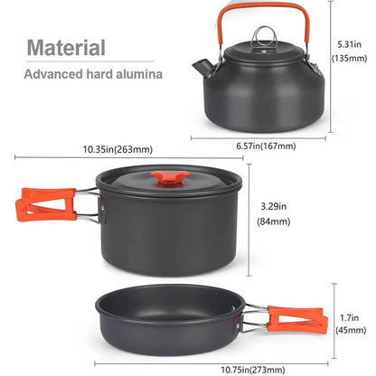 Aluminum Camping Cookware 