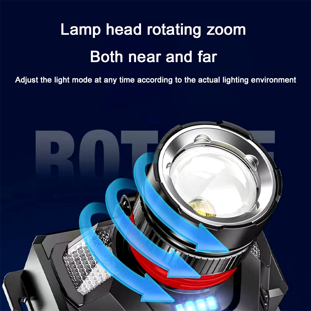 LED Headlamp LED Work Light Portable LED Headlight Rechargeable Super Bright Headlamp Waterproof for Outdoor Emergency