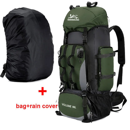 90L Waterproof Hiking Backpack 