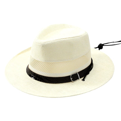 Panama Straw Full-brim Hat 