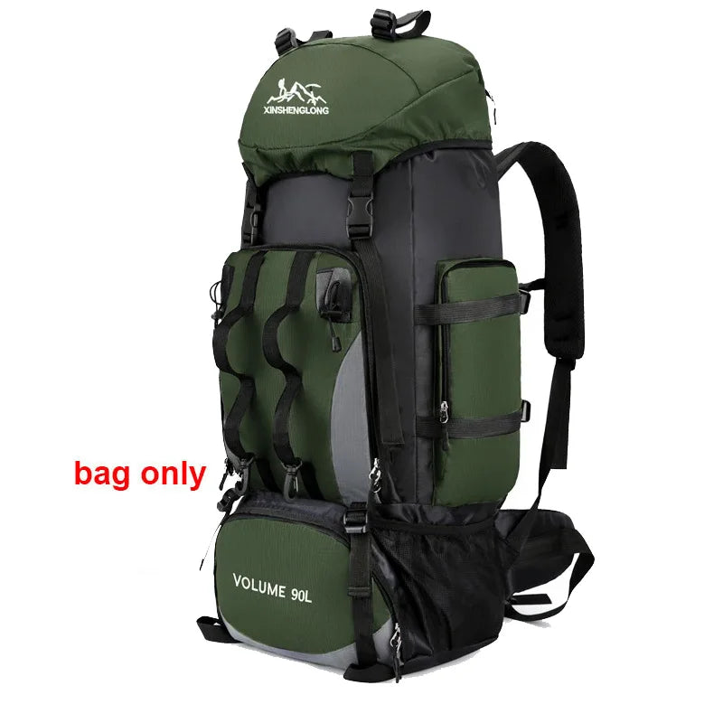 90L Waterproof Hiking Backpack 