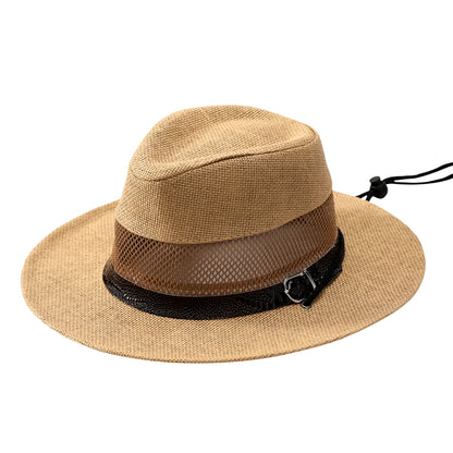 Panama Straw Full-brim Hat 