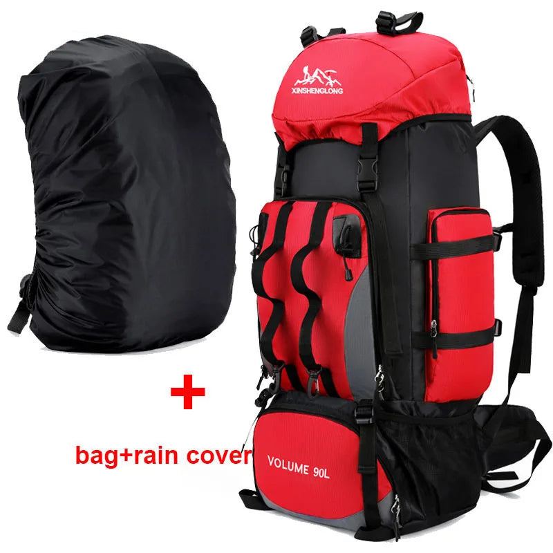 90L Waterproof Hiking Backpack 